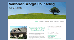 Desktop Screenshot of northeastgacounseling.com